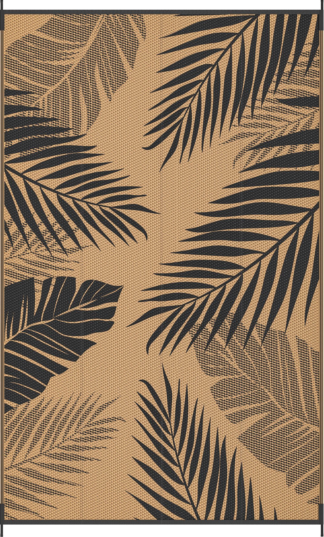 GENIMO Outdoorteppich Doppelseitiger Teppich, Reinigbar, Outdoor geeignet, Natürlicher Stil, rechteckig, Höhe: 5 mm, Imitation von Vine Stricken Textur, Wetterfest & UV-beständig