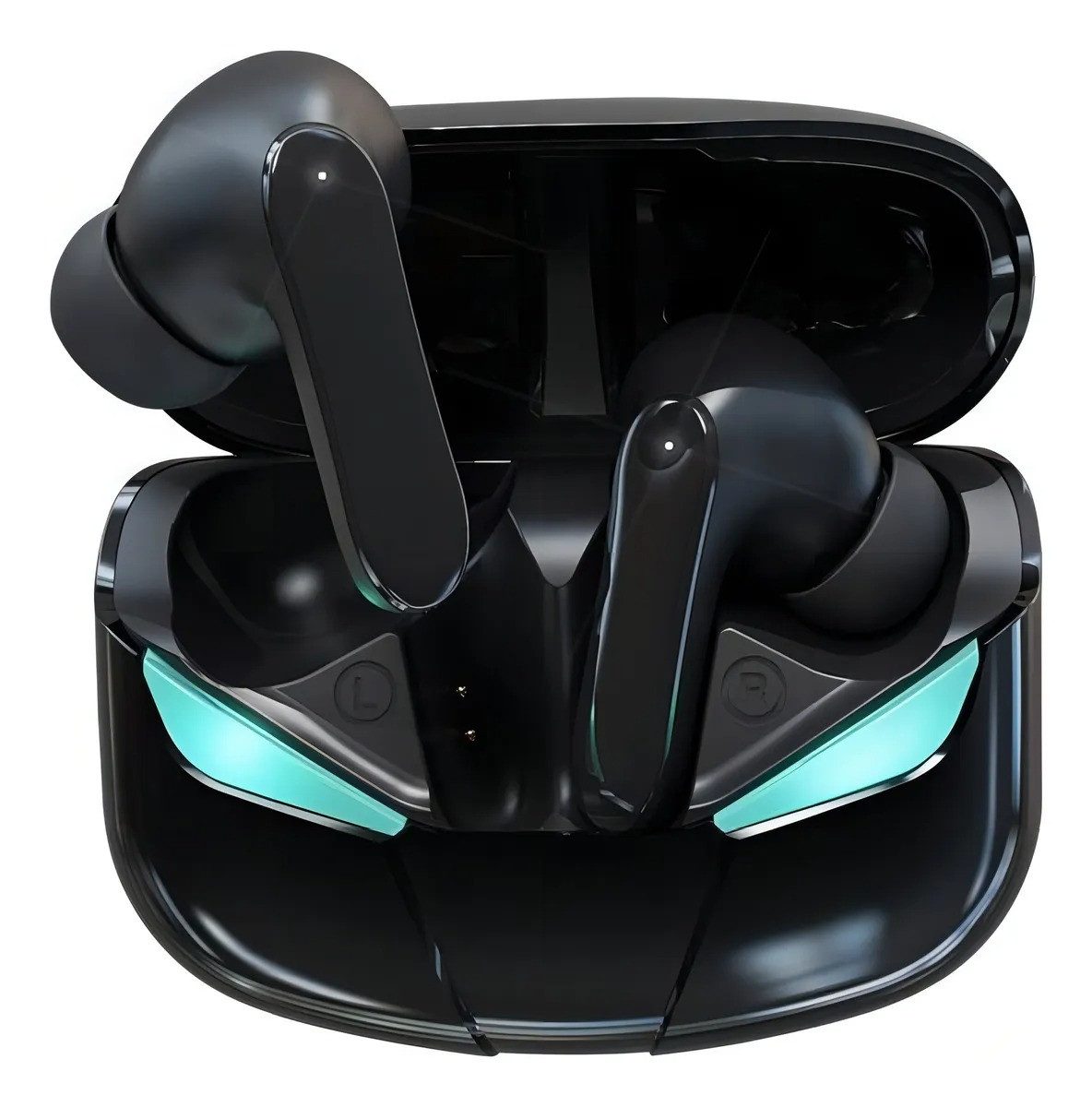 LA CUTE Bluetooth 5.0 True Wireless In-Ear Kopfhörer mit HiFi-Sound Bluetooth-Kopfhörer (Gaming in ear Kopfhörer, Siri, Bixby, Google, Alexa, A2DP Bluetooth, HFP, HSP, AVRCP, Automatisches Pairing, HiFi-Sound, 20 Stunden Akkulaufzeit)