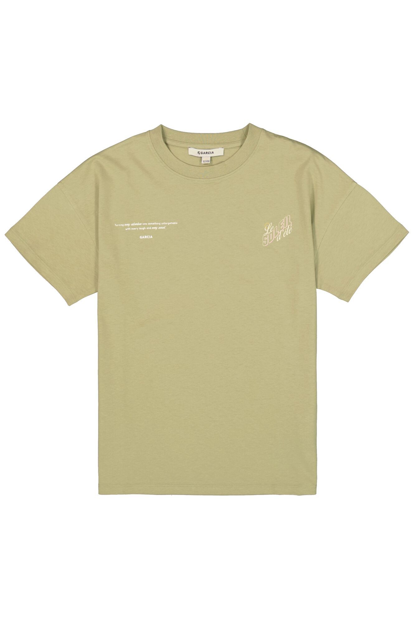 Garcia T-Shirt kurzarm mit Rückenprint