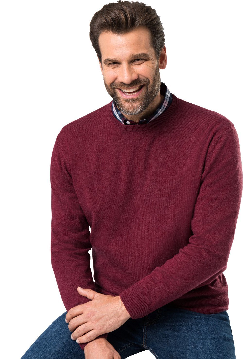 Royal Spencer Rundhalspullover feinster Tragekomfort, ideal für alle Jahreszeiten