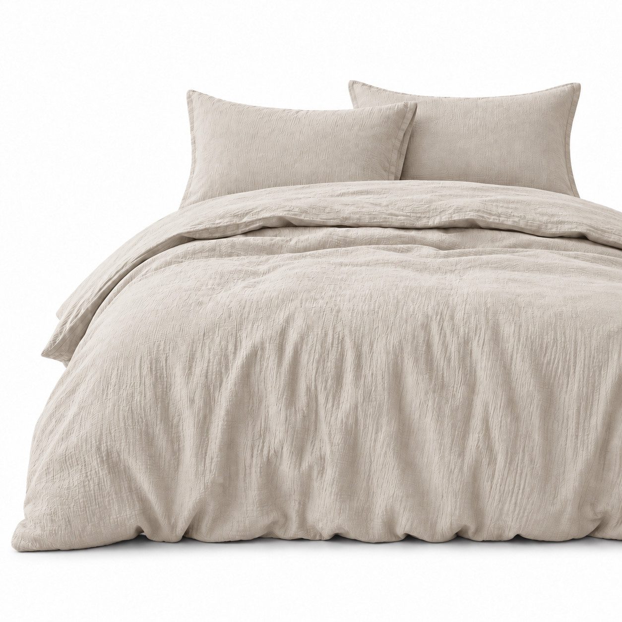soma Bettwäsche Set Musselin 135x200 Baumwolle Natur natur, Baumwolle, 2 teilig, Geschenkidee atmungsaktiv weich sale Reißverschluss Partner Sommer