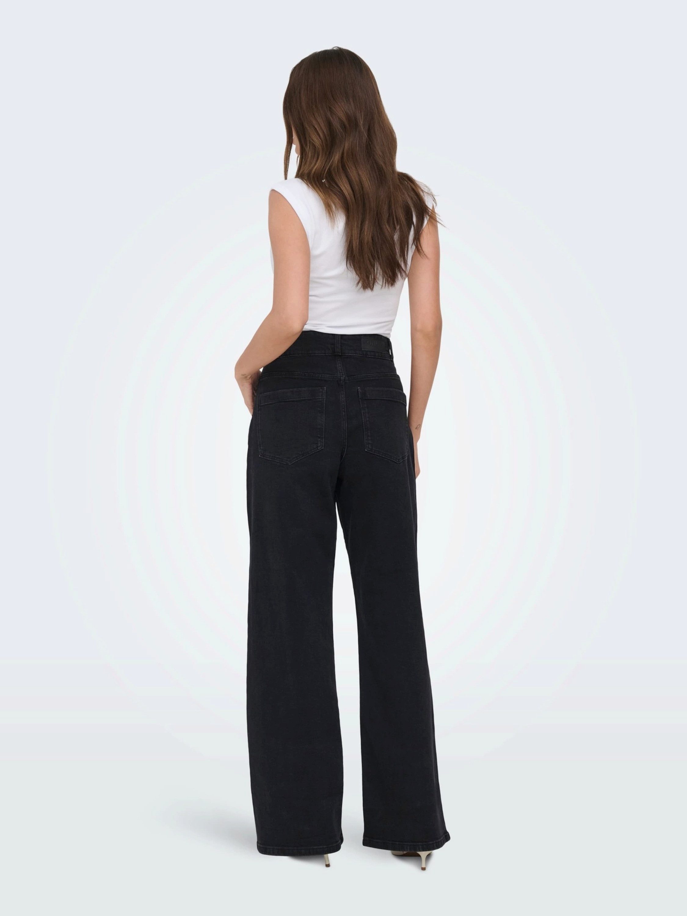 ONLY Weite Jeans ONLHope (1-tlg) Plain/ohne Details