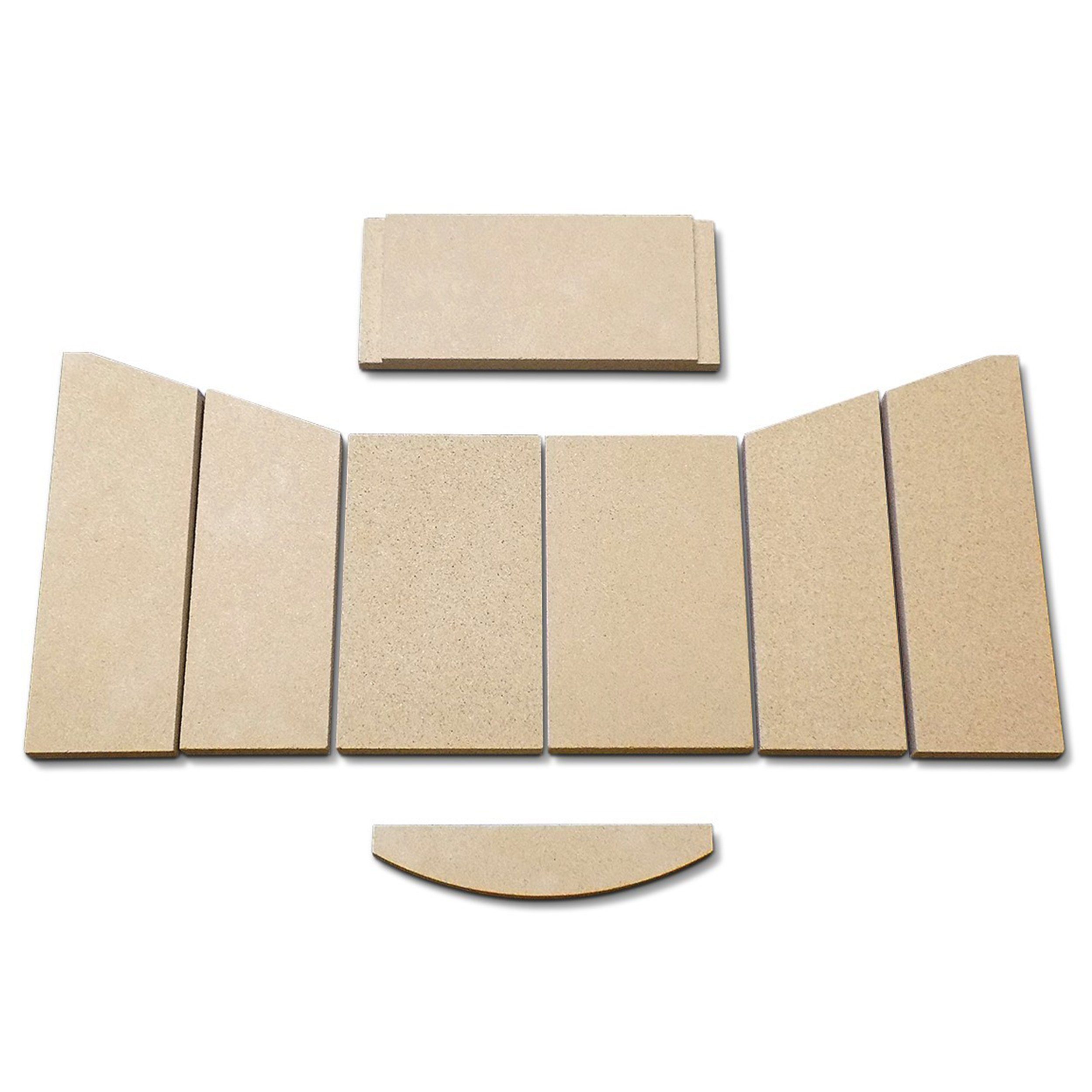 kaminXpert Feuerraumplatten A für Hark Opera B Kaminofen Ersatzteil Feuerraumauskleidung