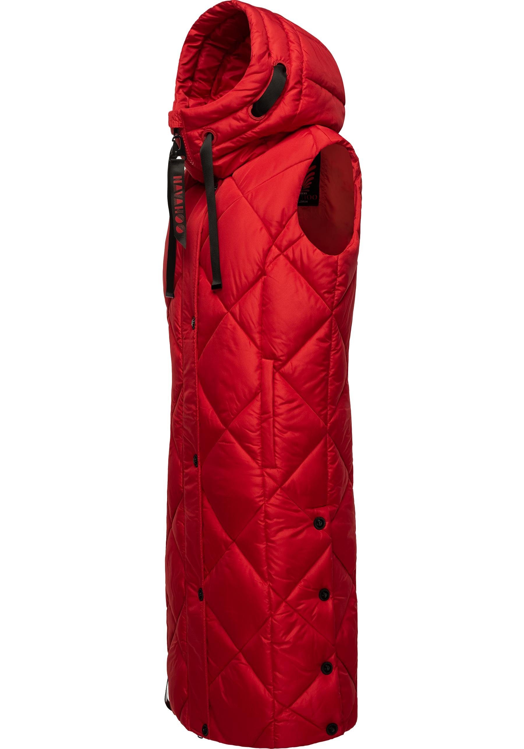 Navahoo Lang damesvest (XS-3XL) - mouwloos, rechte snit