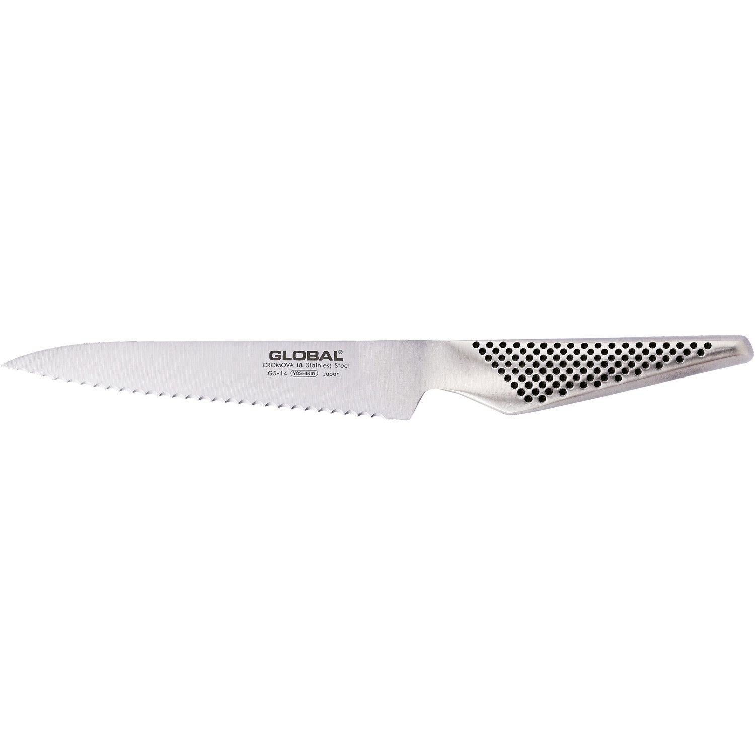 GLOBAL Brotmesser Brötchenmesser 15 cm GS-14