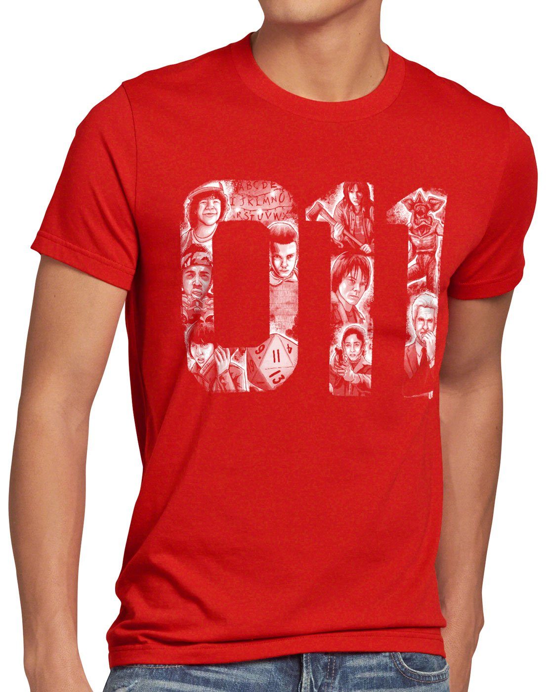 style3 T-Shirt Eleven demogorgon elfie dustin günstig online kaufen