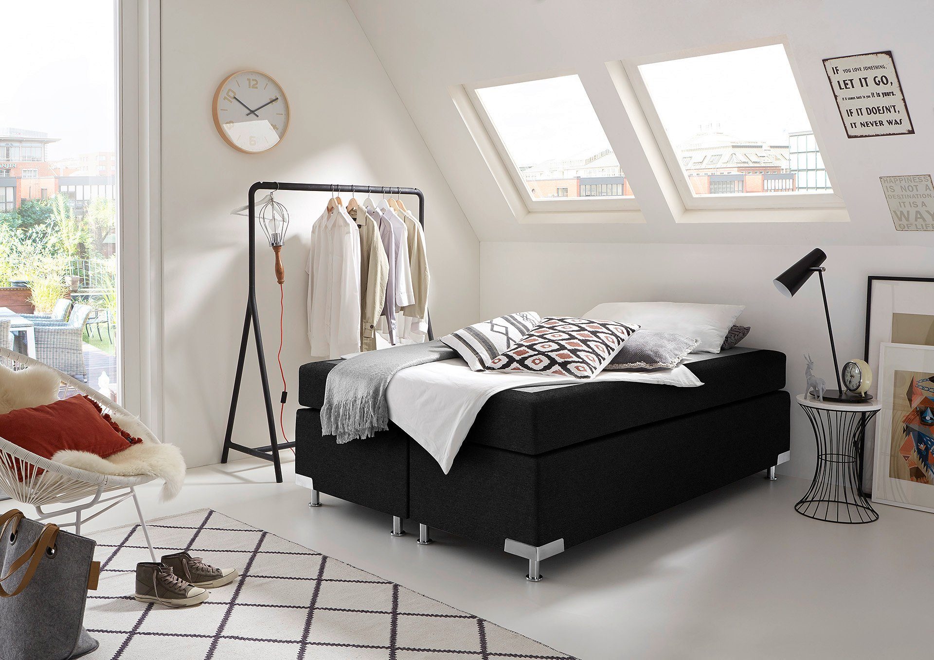 Westfalia Schlafkomfort Boxspringbett Holland, ohne Kopfteil, günstig online kaufen