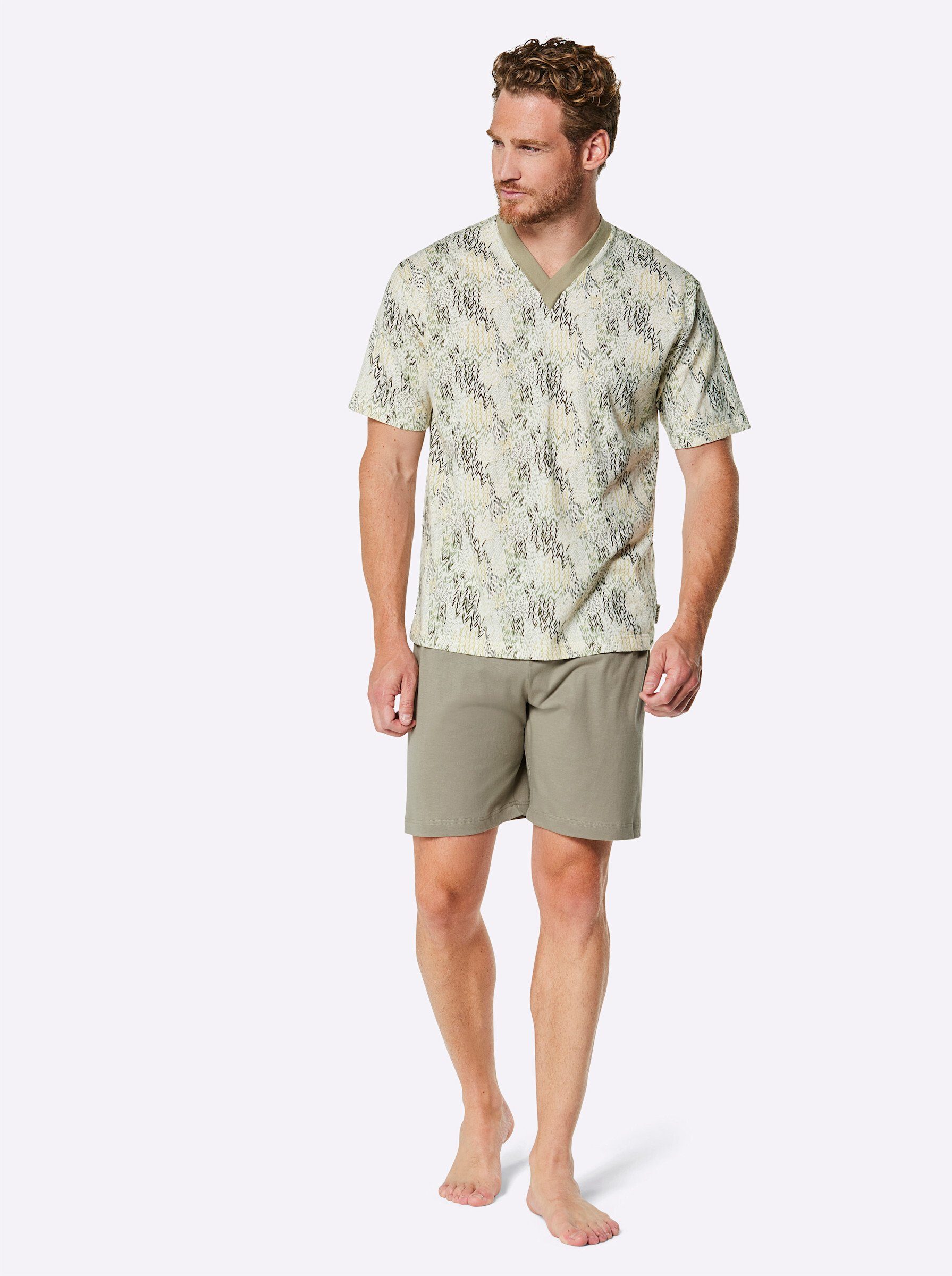 götting Schlafanzug Shorty Kurzarm