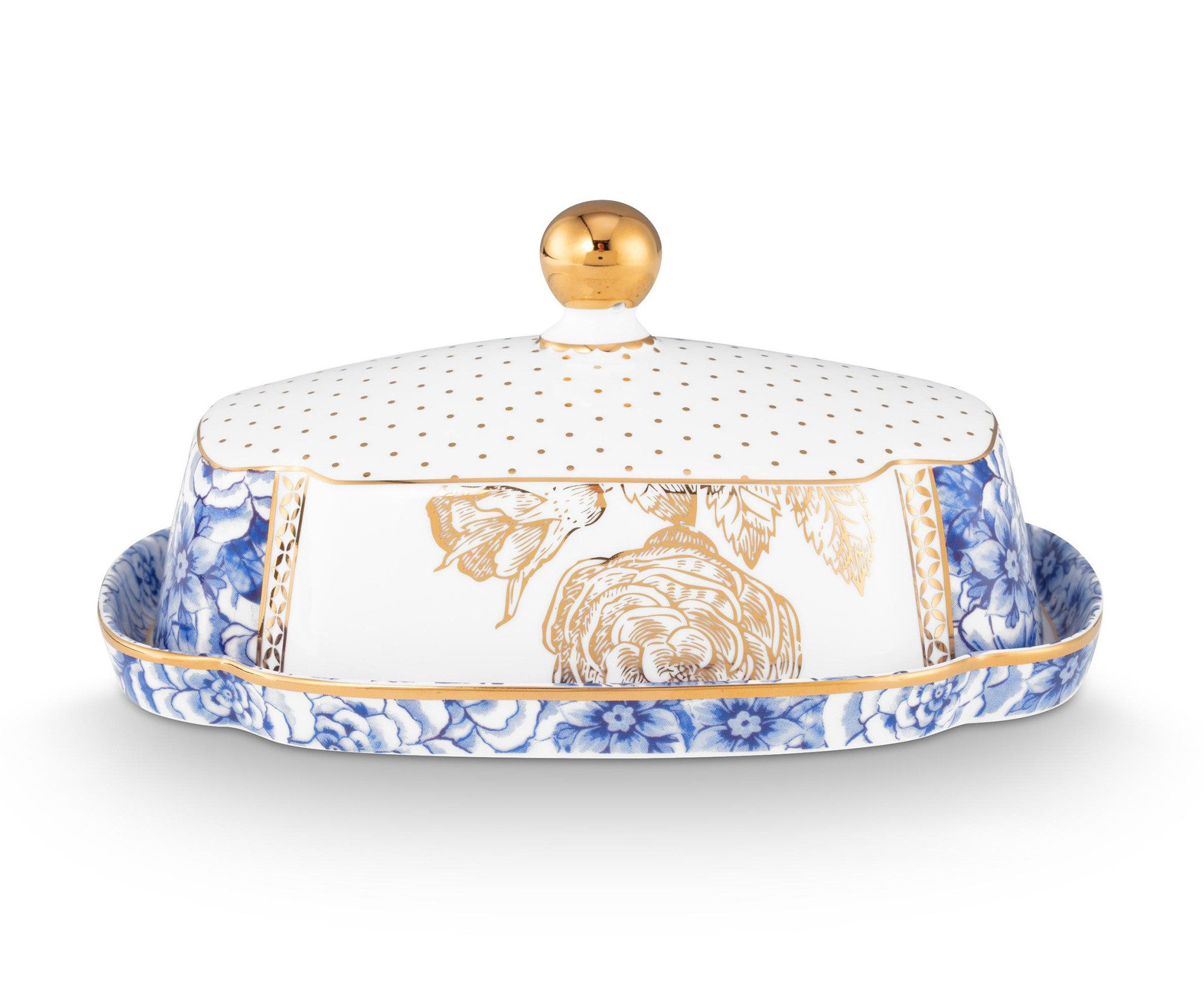 PiP Studio Geschirr Pip Studio Butterdose Royal, White