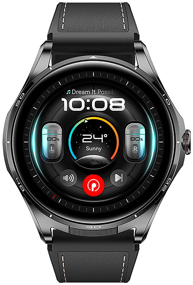 Huawei WATCH Buds 2 Smartwatch (3,8 cm/1,5 Zoll, Harmony OS), Smartwatch mit integrierten kabellosen In‑Ear‑Kopfhörern schwarz