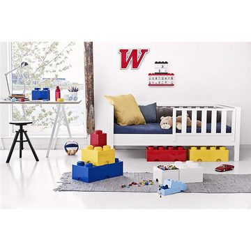 Room Copenhagen Aufbewahrungsdose LEGO® Storage Brick 4 Blau, mit Schublade, Baustein-Form, stapelbar