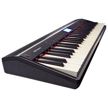 Roland Keyboard Roland GO-61P Go Piano Schwarz mit Kopfhörer