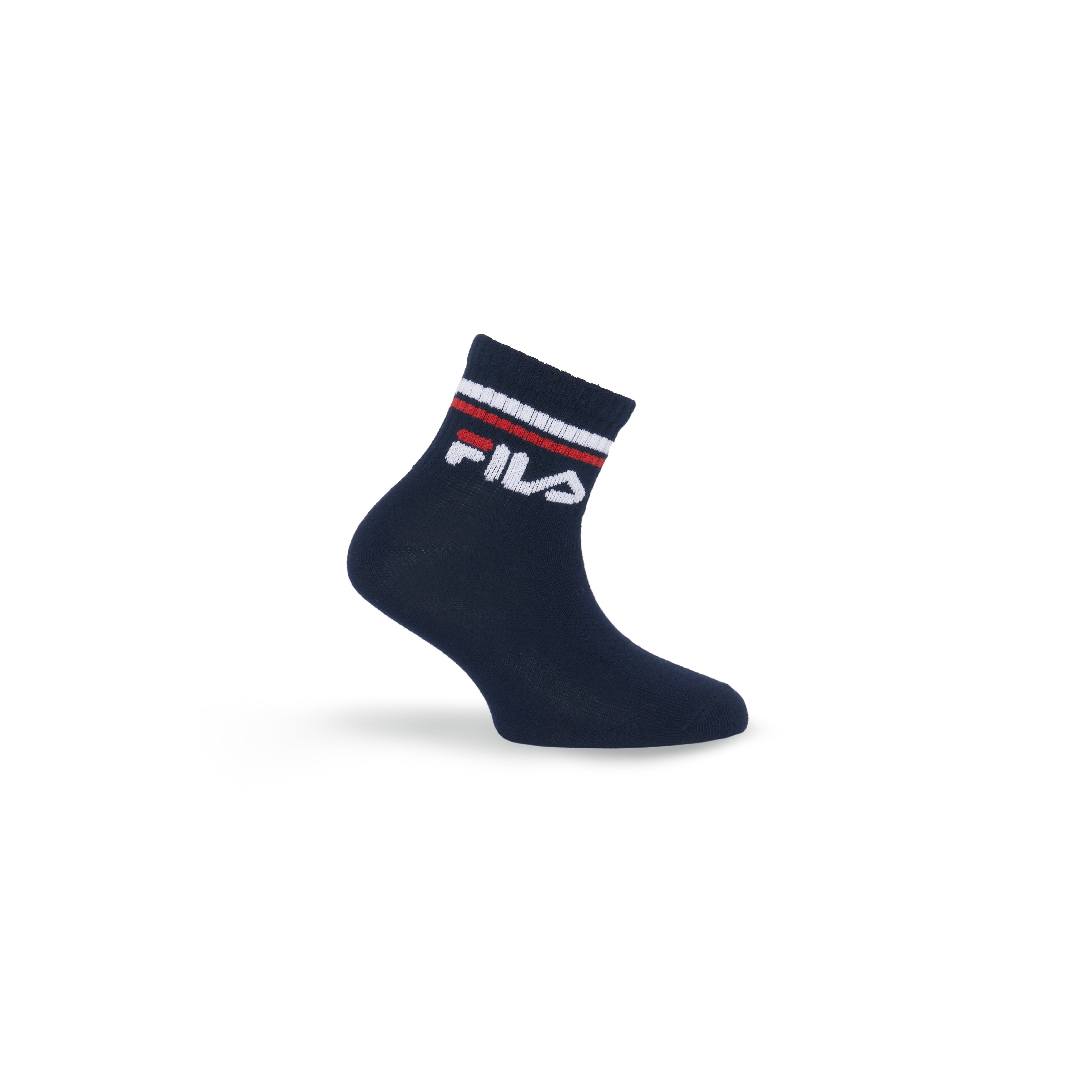 Fila Kurzsocken JUNIOR UNISEX QUARTER PLAIN SOCKS (6-Paar) für Kinder, mit eingestricktem Logo im Bündchen, anatomisch geformt – Bild 4 von 5