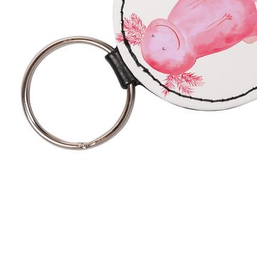 Mr. & Mrs. Panda Schlüsselanhänger Axolotl Glücklich, Schutzengel, Taschenanhänger, Anhänger, (1-tlg), Liebevolles Design