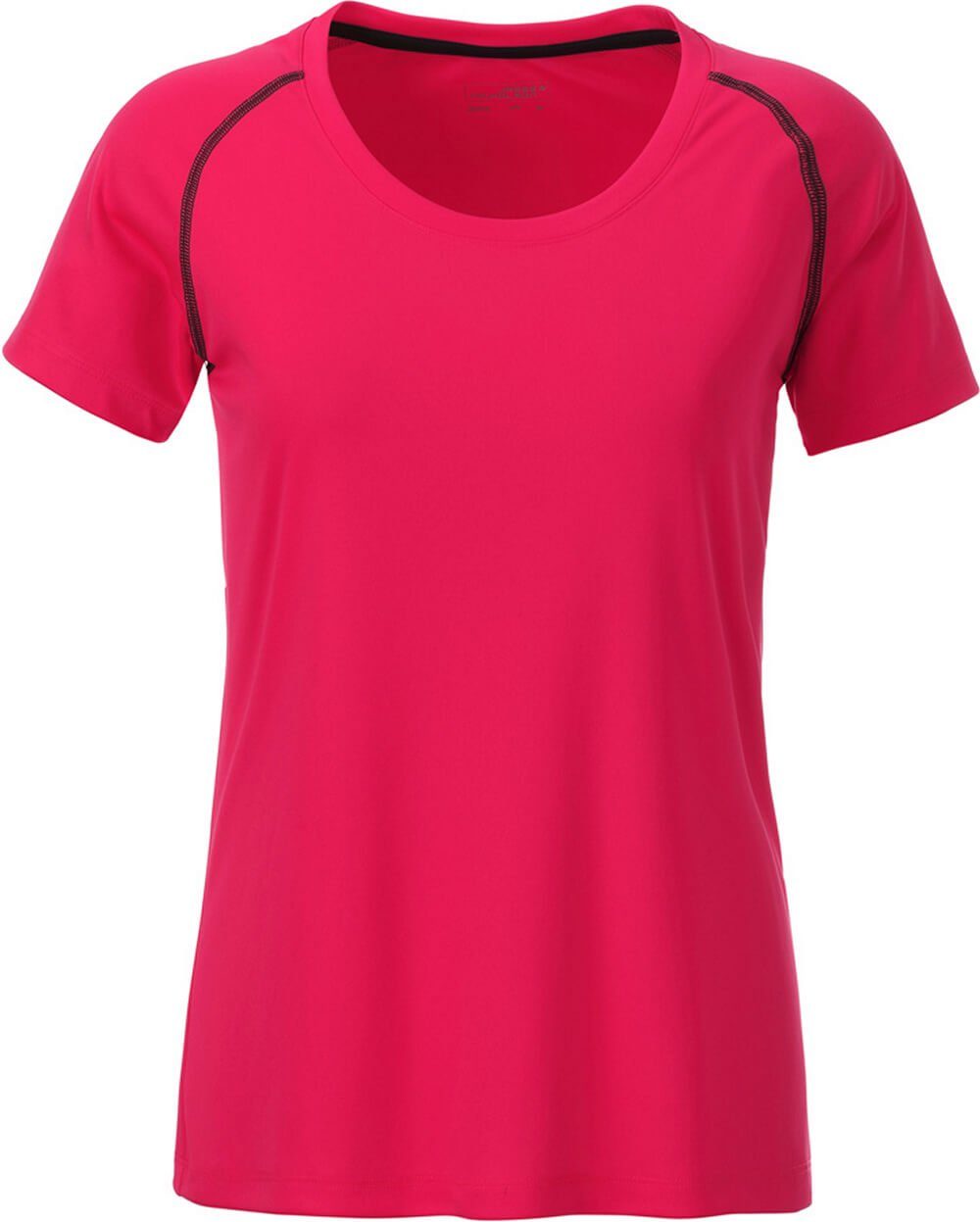 James & Nicholson Funktionsshirt James & Nicholson JN 495 Damen Funktions-Shirt schnell trocknend bright pink/titan