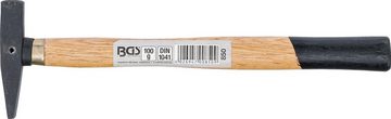 BGS technic Hammer Schlosserhammer, Holz-Stiel, DIN 1041, 100 g