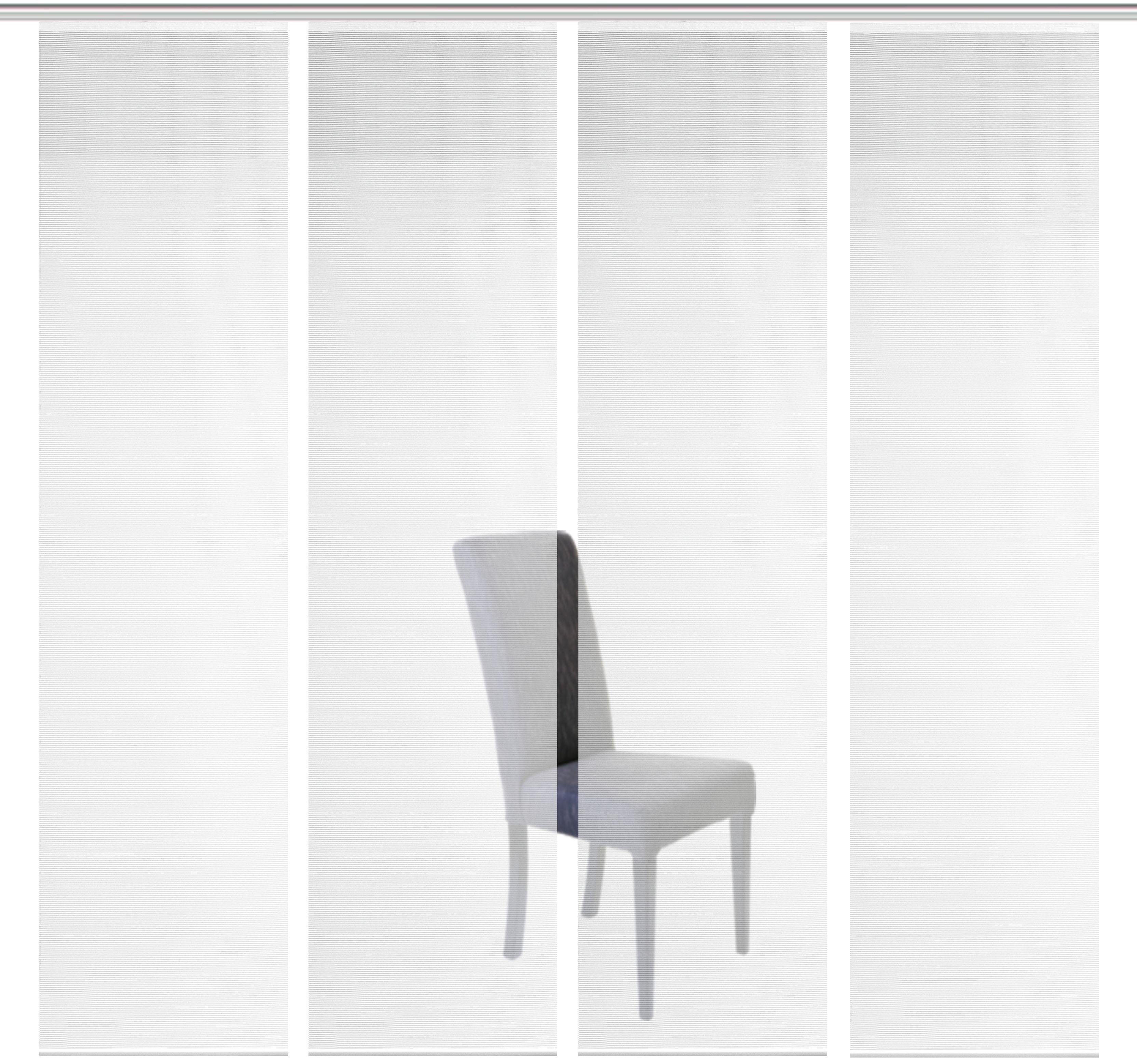 Vision S Schiebegardine »4ER SET ROM«, (4 St.), HxB: 260x60, Schiebevorhang günstig online kaufen