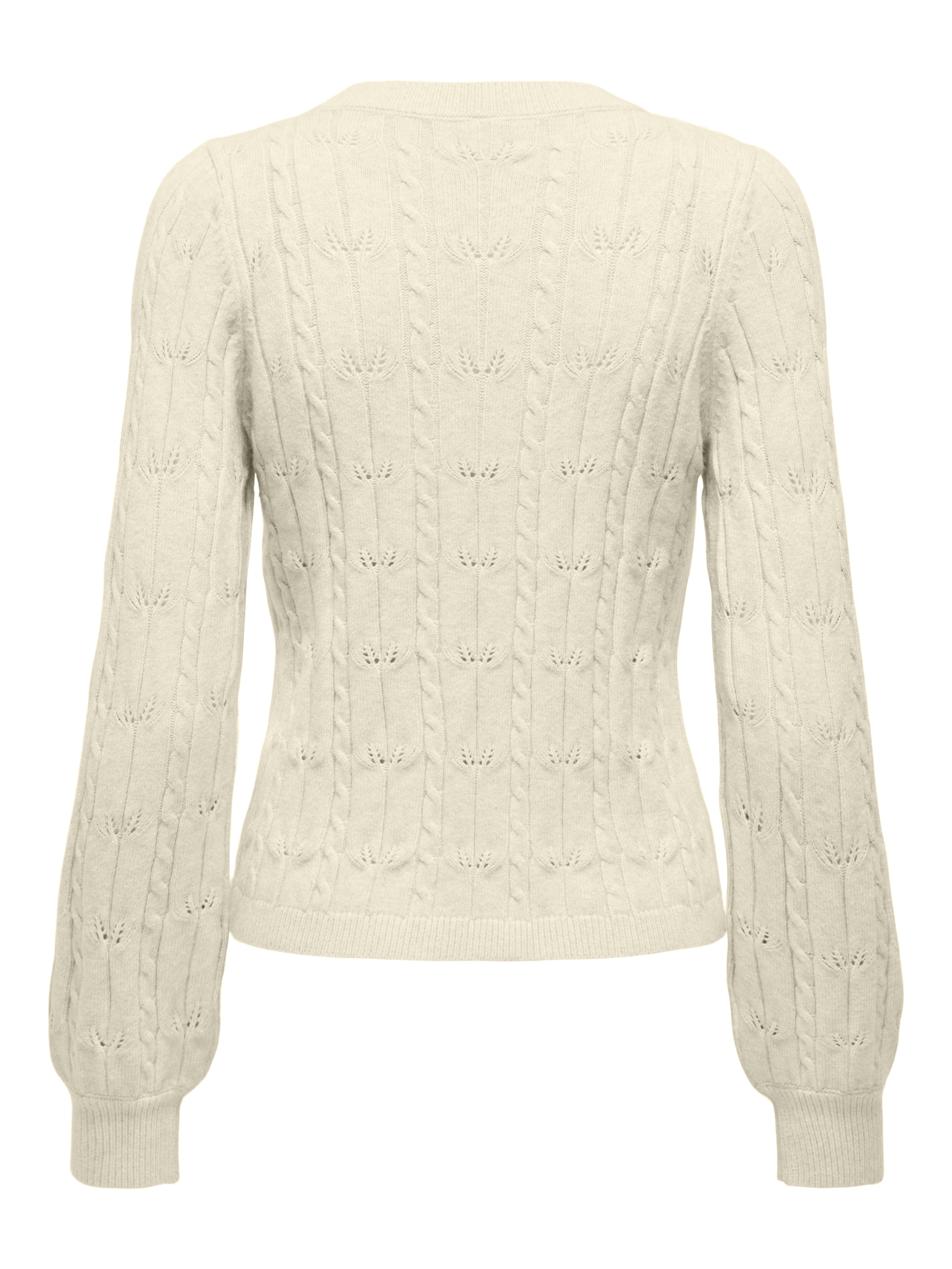 ONLY Strickpullover ONLKATIA LS STRUCTURE O-NECK PULL CC KNT