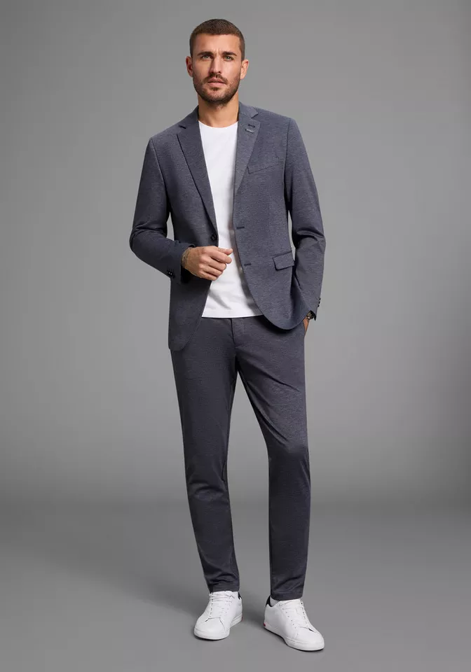 Bruno Banani Anzug Jersey (Sakko & Hose) elastische Qualität