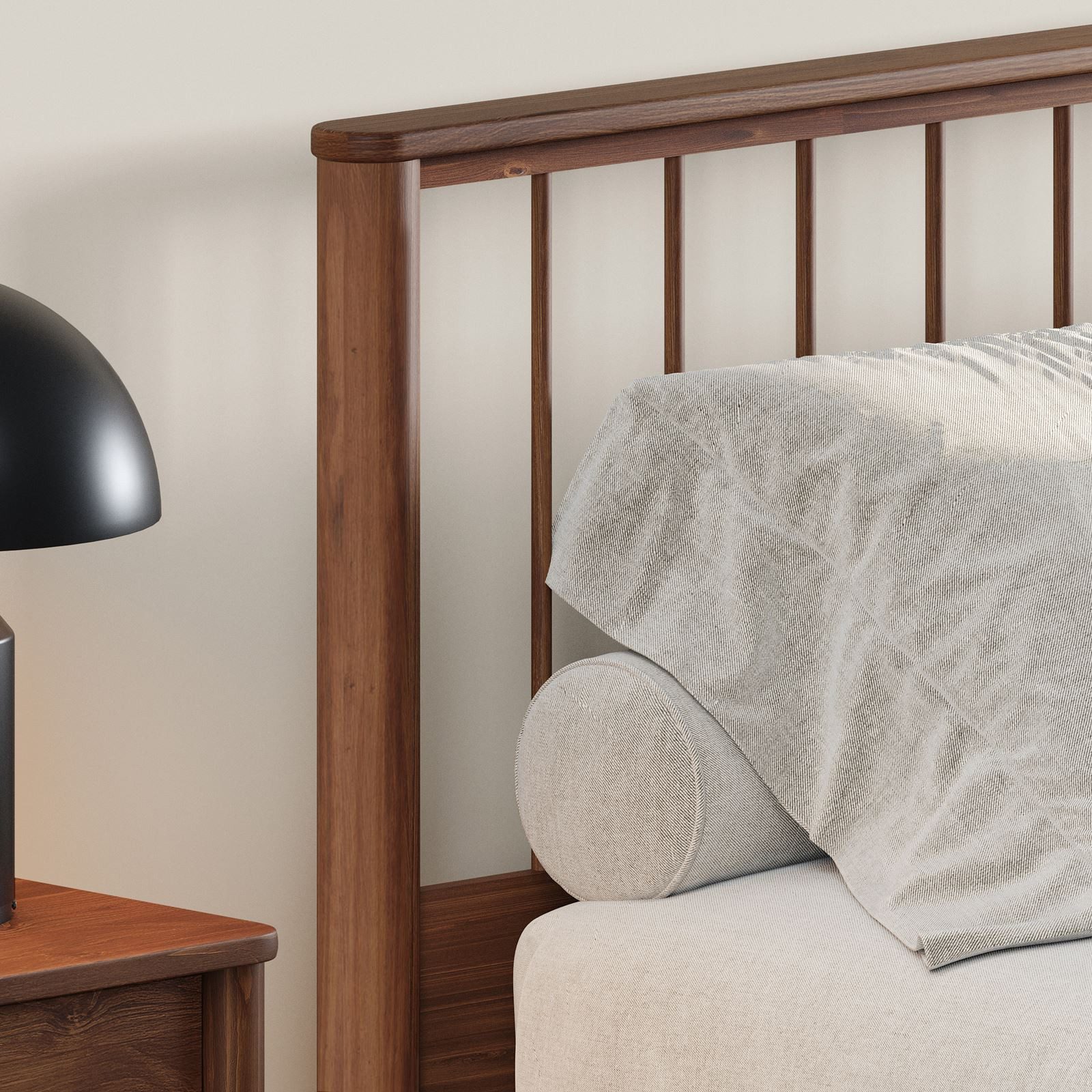 IDIMEX Massivholzbett APOANA, Doppelbett 140x200 Bett mit Lattenrost modernes Holzbett mit Kopfteil