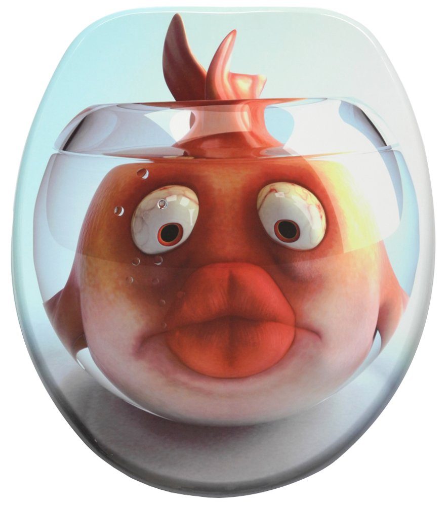 Sanilo WC-Sitz Goldfisch, universell, leichte Montage, hochwertig & modern günstig online kaufen