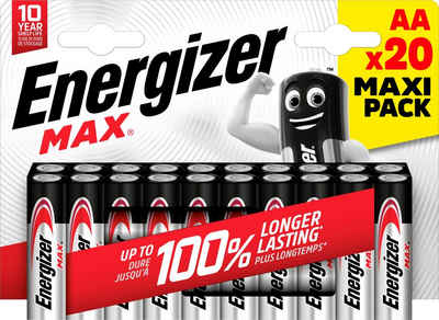 Energizer »20er Pack MAX AA« Batterie, (20 St)