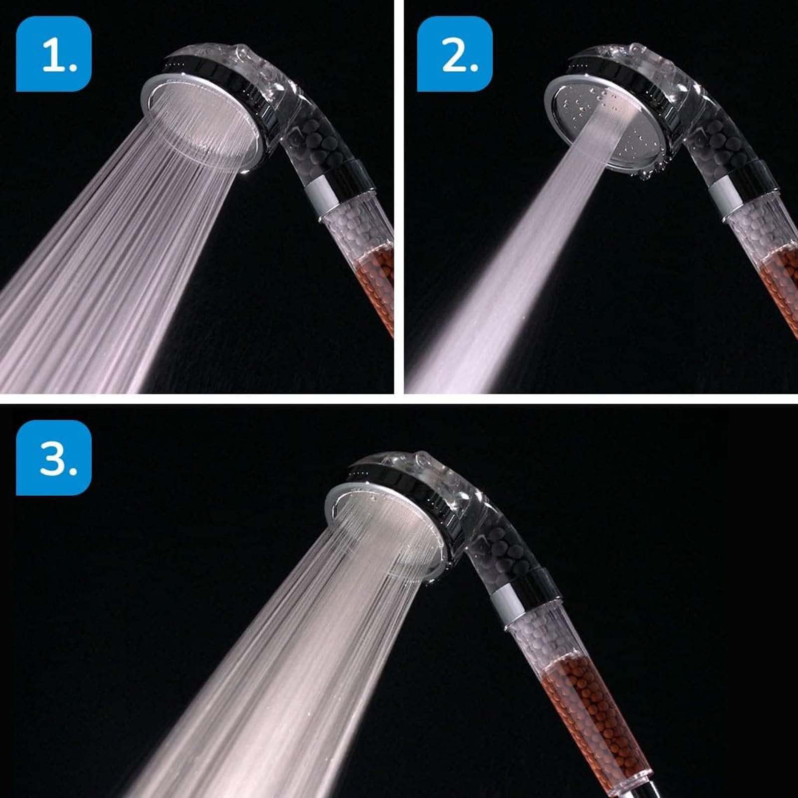 HAC24 Handbrause Wassersparender Duschkopf Duschbrause, (1-tlg), mit Minera günstig online kaufen