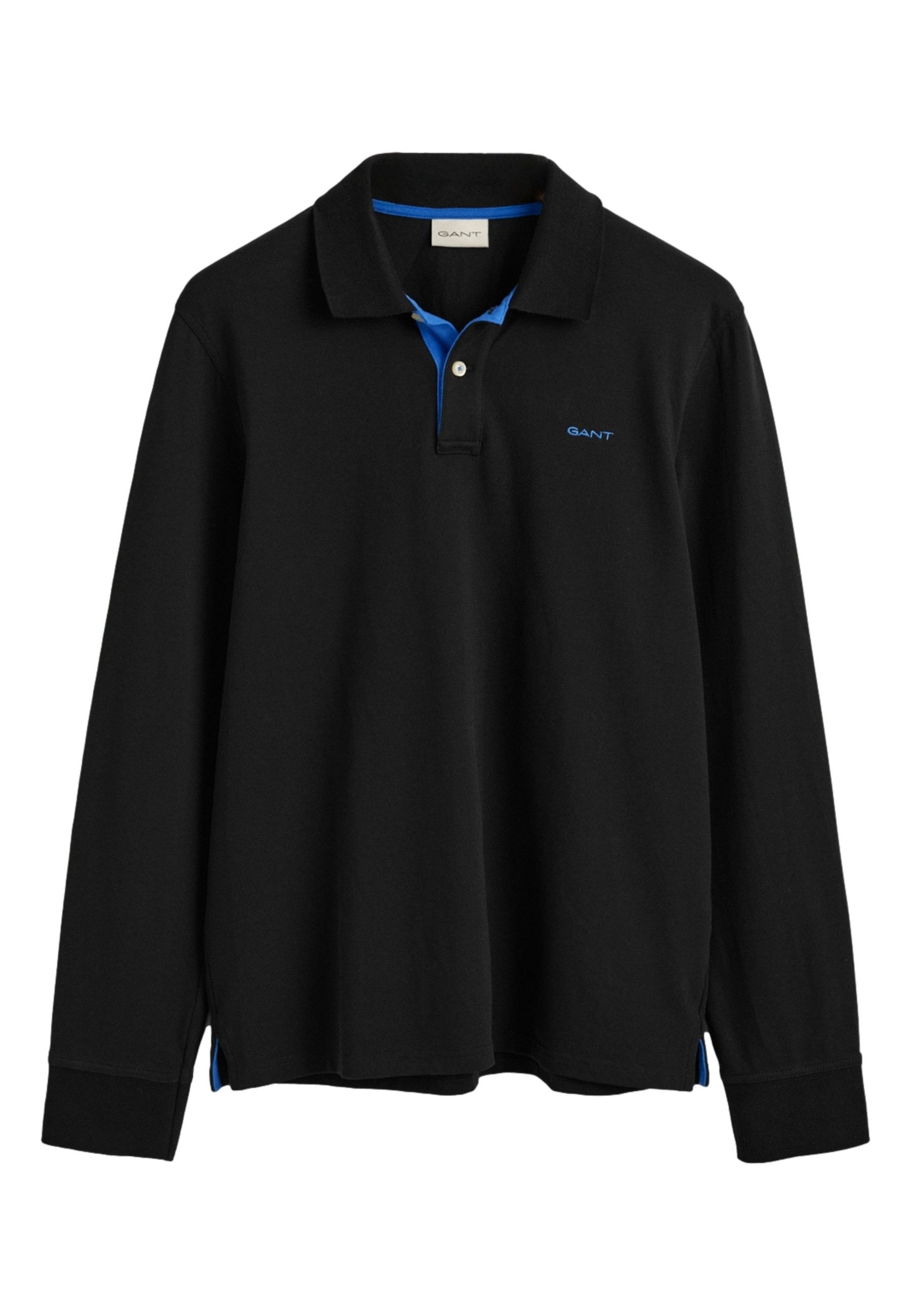 Gant Poloshirt Poloshirt REG CONTRAST Langarmshirt mit Polokragen (1-tlg., 1)