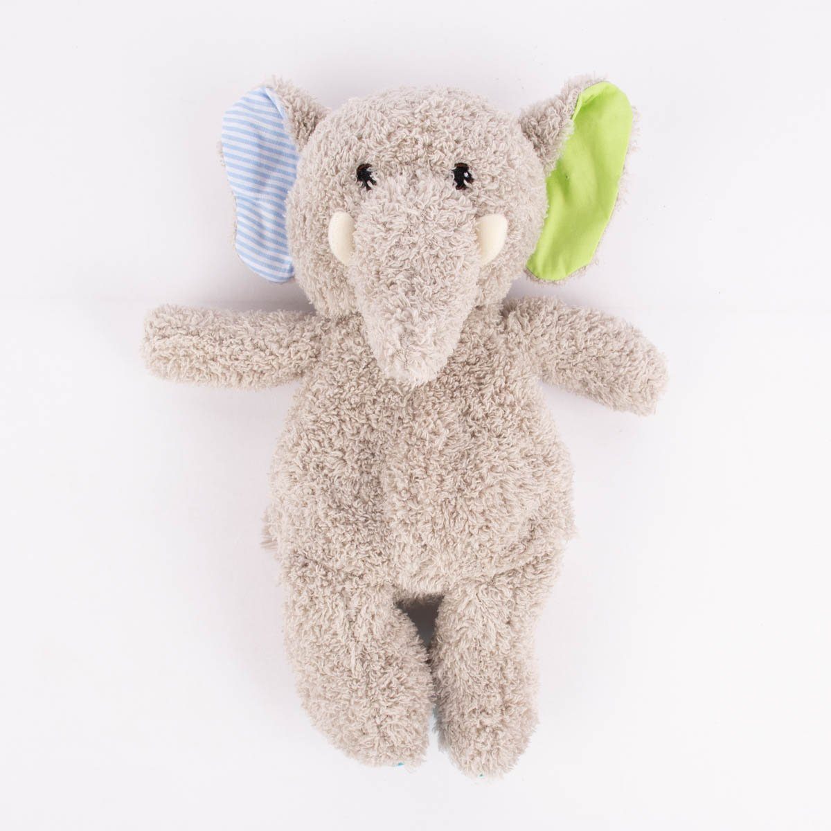 Dekokissen Warmies Mini Wärmestofftier Elefant grau blau grün Hirse-Lavendelfü