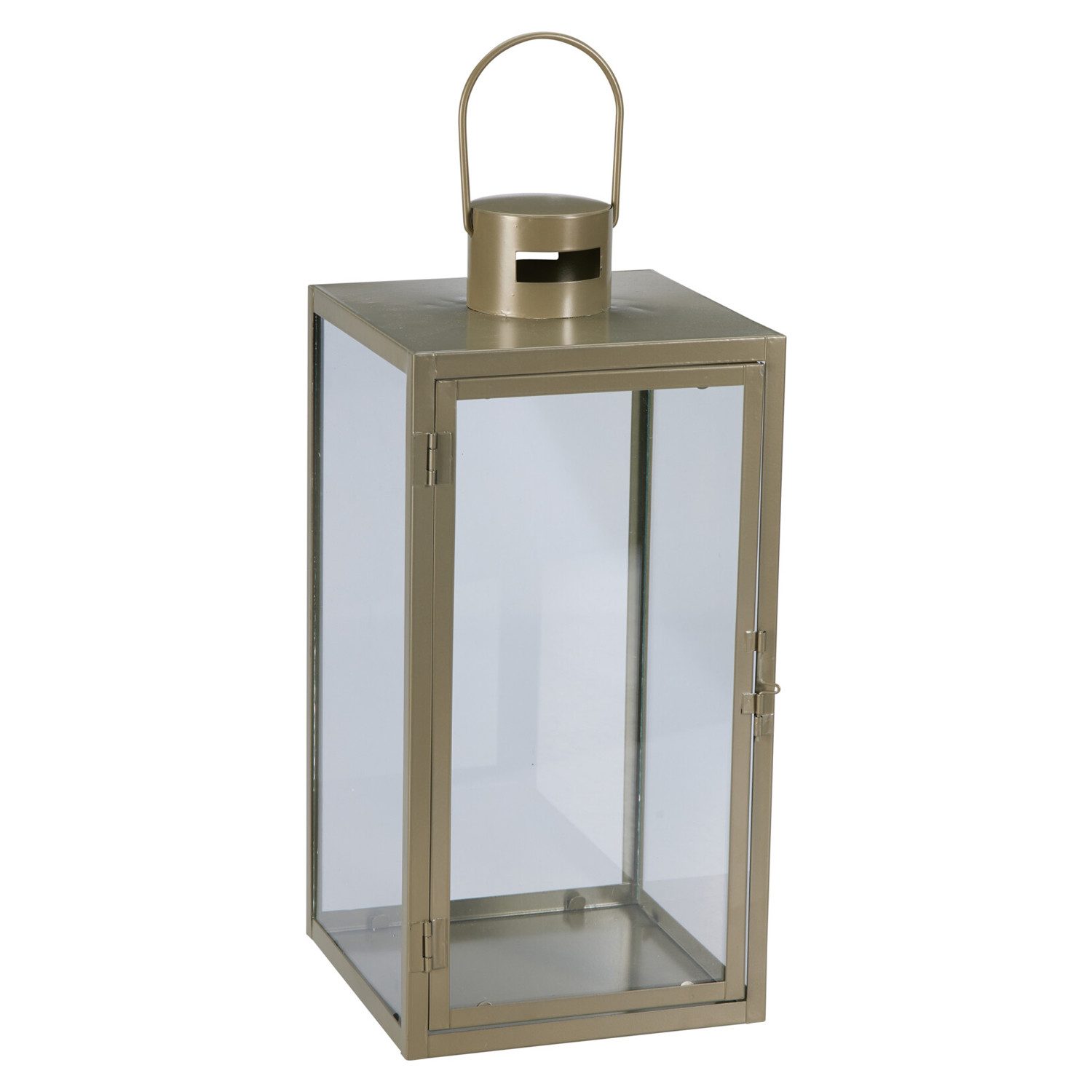 Mojawo Laterne 2tlg Metall Laternen Set Olivgrün Gartenlaterne Windlicht ca.H30/41cm