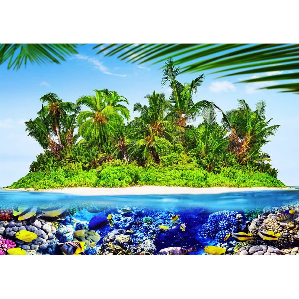 Wooden City Puzzle Holzpuzzle Exotic Treasure Island 2in1, 200 Teile ECO, Puzzleteile
