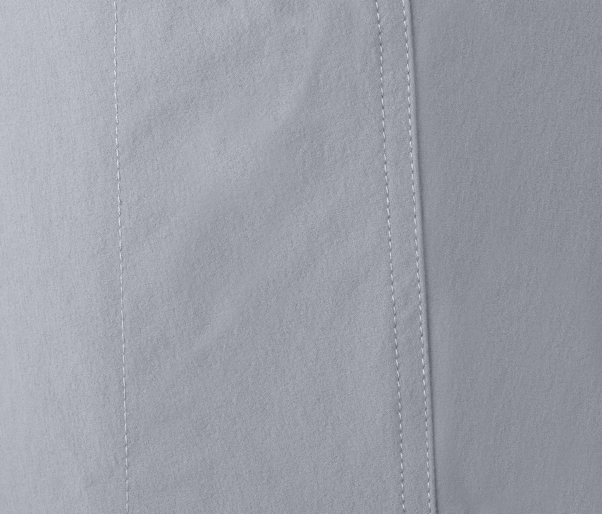 Bergson Outdoorhose BAKER ZIPP-Off Herren Wanderhose, vielseitig, pflegeleicht, Normalgrößen, hellgrau