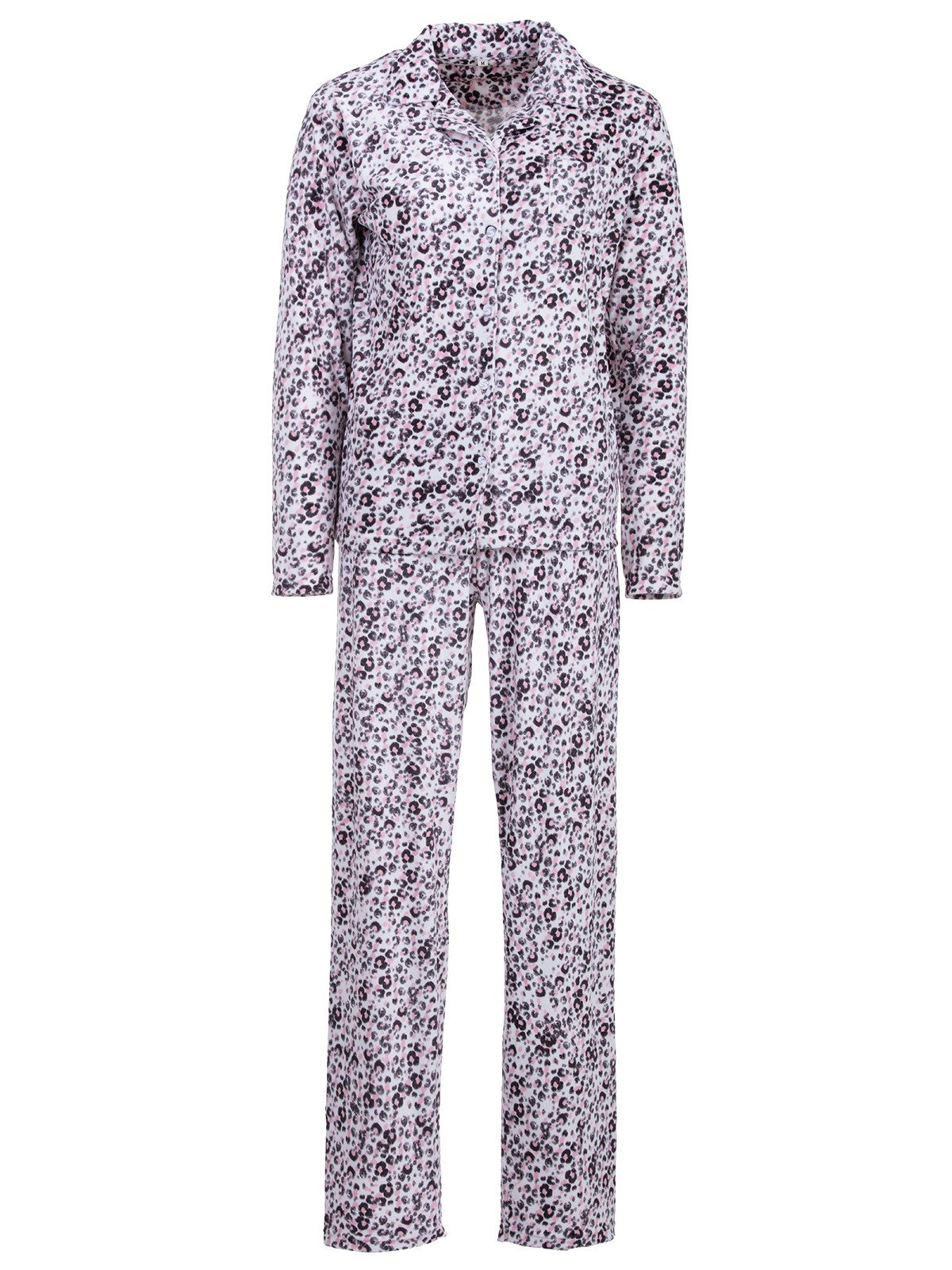 zeitlos Pyjama Velour Pyjama Set Langarm - Ria Leo