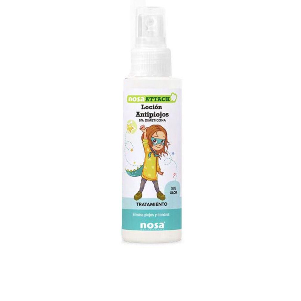 NOSA Haarpflege-Set ATTACK geruchlose Dimethicon-Anti-Läuse-Lotion 100 ml