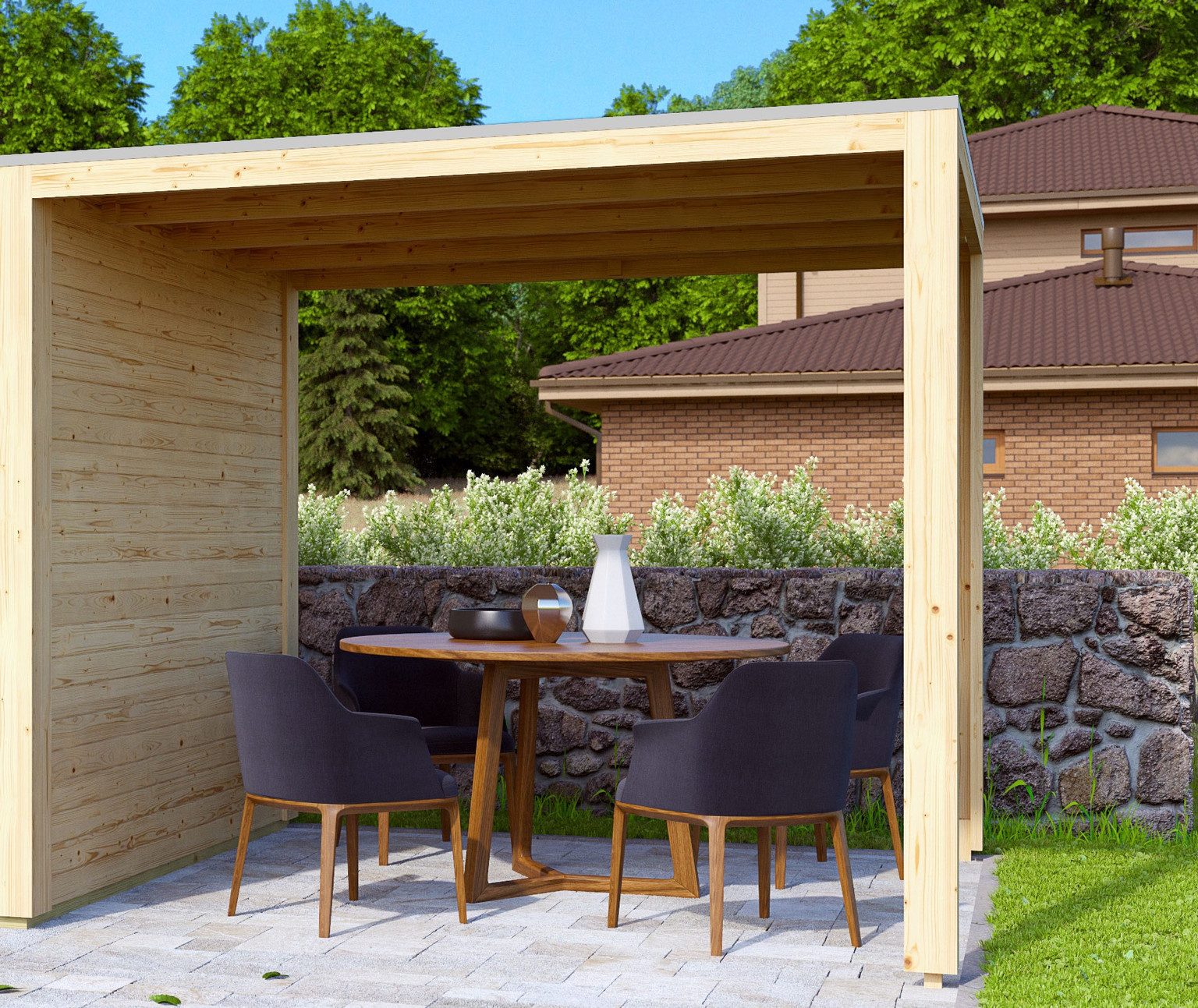 HORI Gartenhaus HORI Gartenhaus Anbau für "Henne", natur