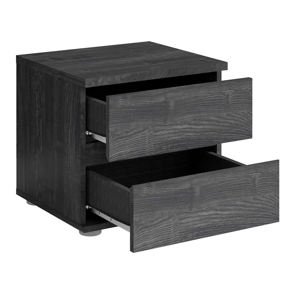Lomadox Schlafzimmer-Set TORTONA-166, (Spar-Set, 5-tlg., Schwebetürenschrank Kommode Bettgestell Nachttische), Schlafzimmermöbel in Esche, Bett 180x200cm, Schwe – Bild 5 von 5