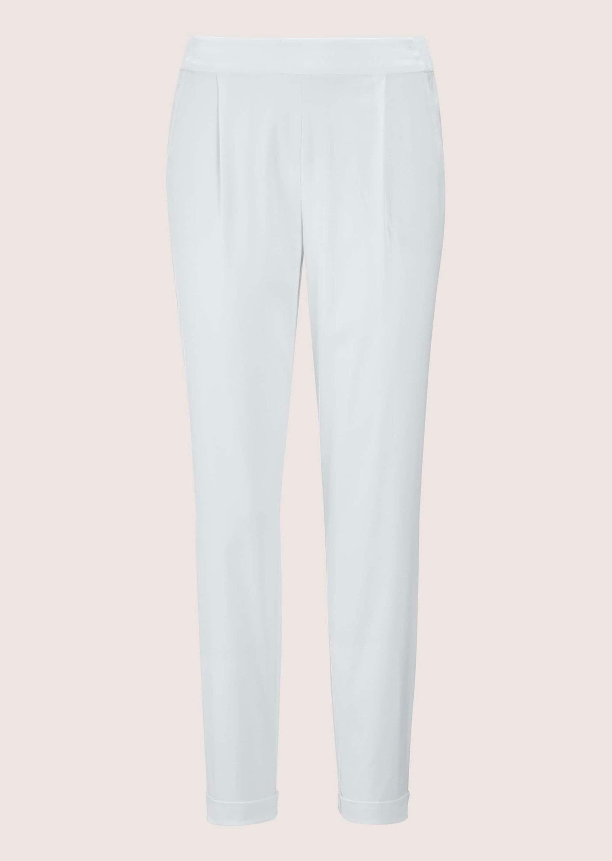 MADELEINE 7/8-Hose Kurzgröße: Bequeme Hose zum Schlüpfen Unifarbenes Design, ohne Verschluss, moderner Look