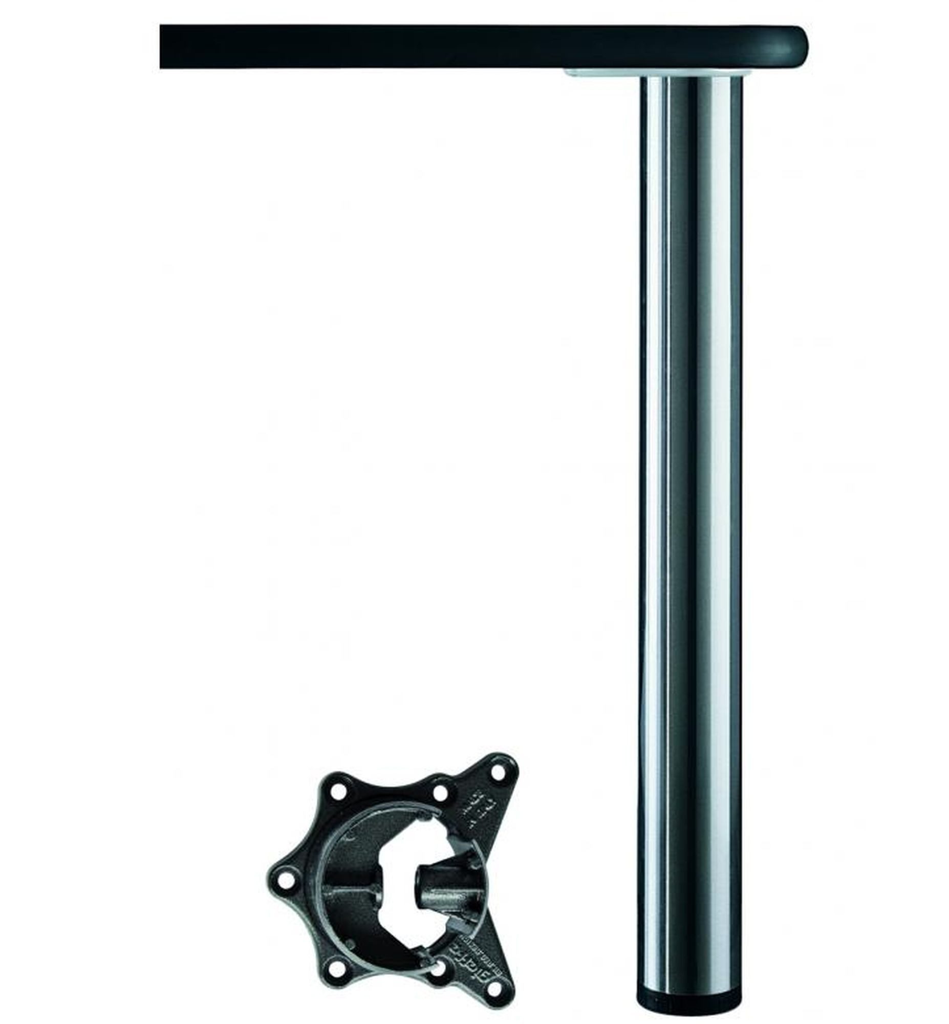 FGV Tischbein Tischbein Alto 82cm, Stützfuß höhenverstellbar + 2,5cm, max 150 kg