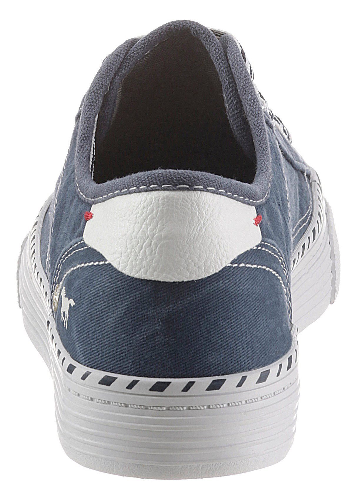 Sneaker Shoes 3 cm mit Plateausohle Mustang jeansblau