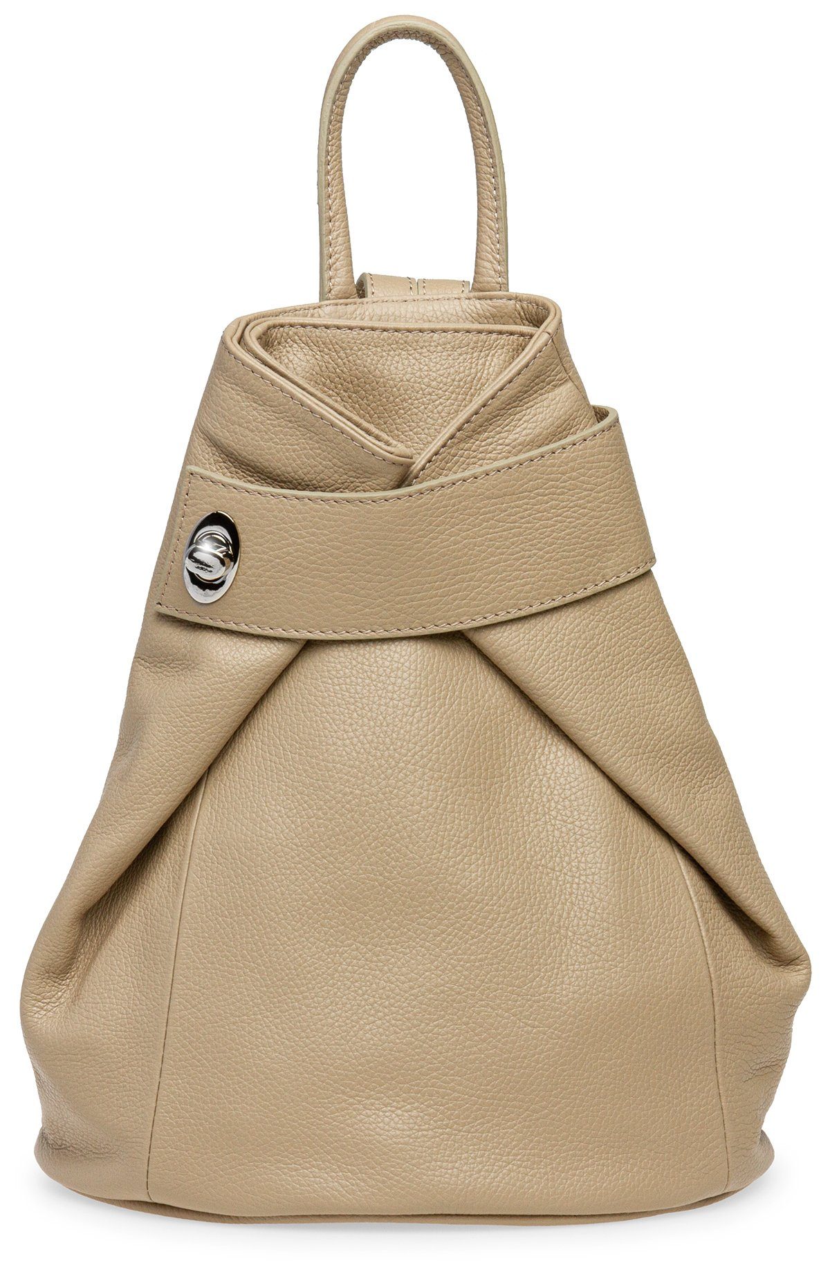 Caspar Cityrucksack Großer Damen Rucksack aus Leder - CLASSIC LINE - Modell No.790