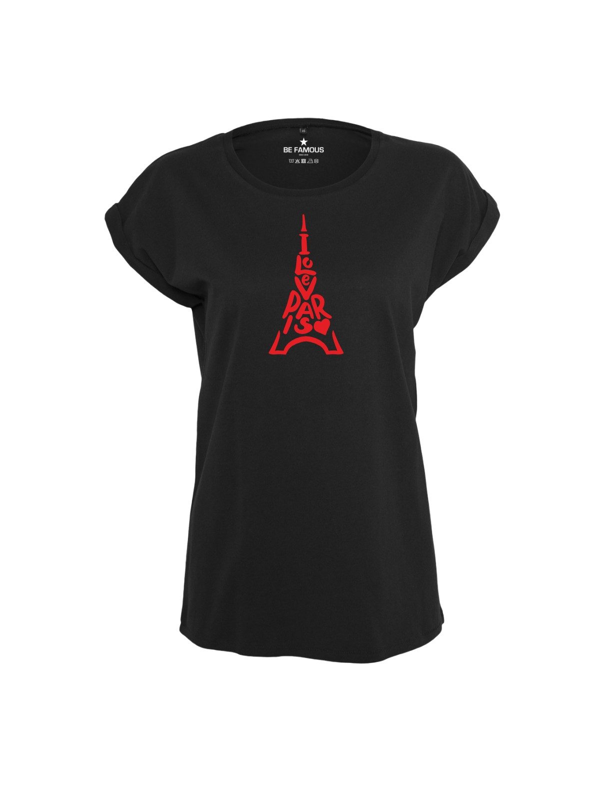 Be Famous Print-Shirt Classic Roll Up PALOV (1-tlg., keine)