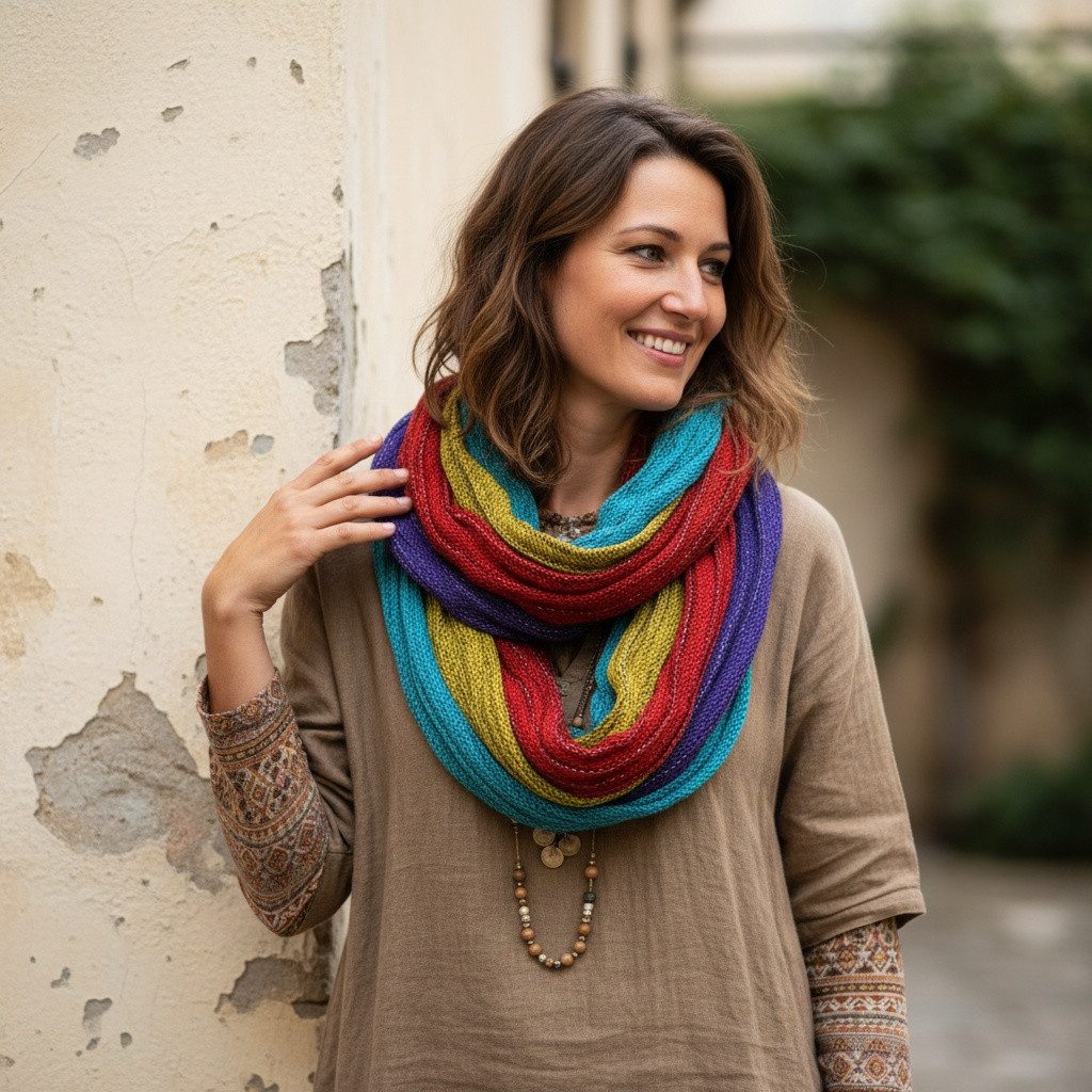 Guru-Shop Halstuch Weicher Loop Schal Stola, Magic Loopschal,.. günstig online kaufen