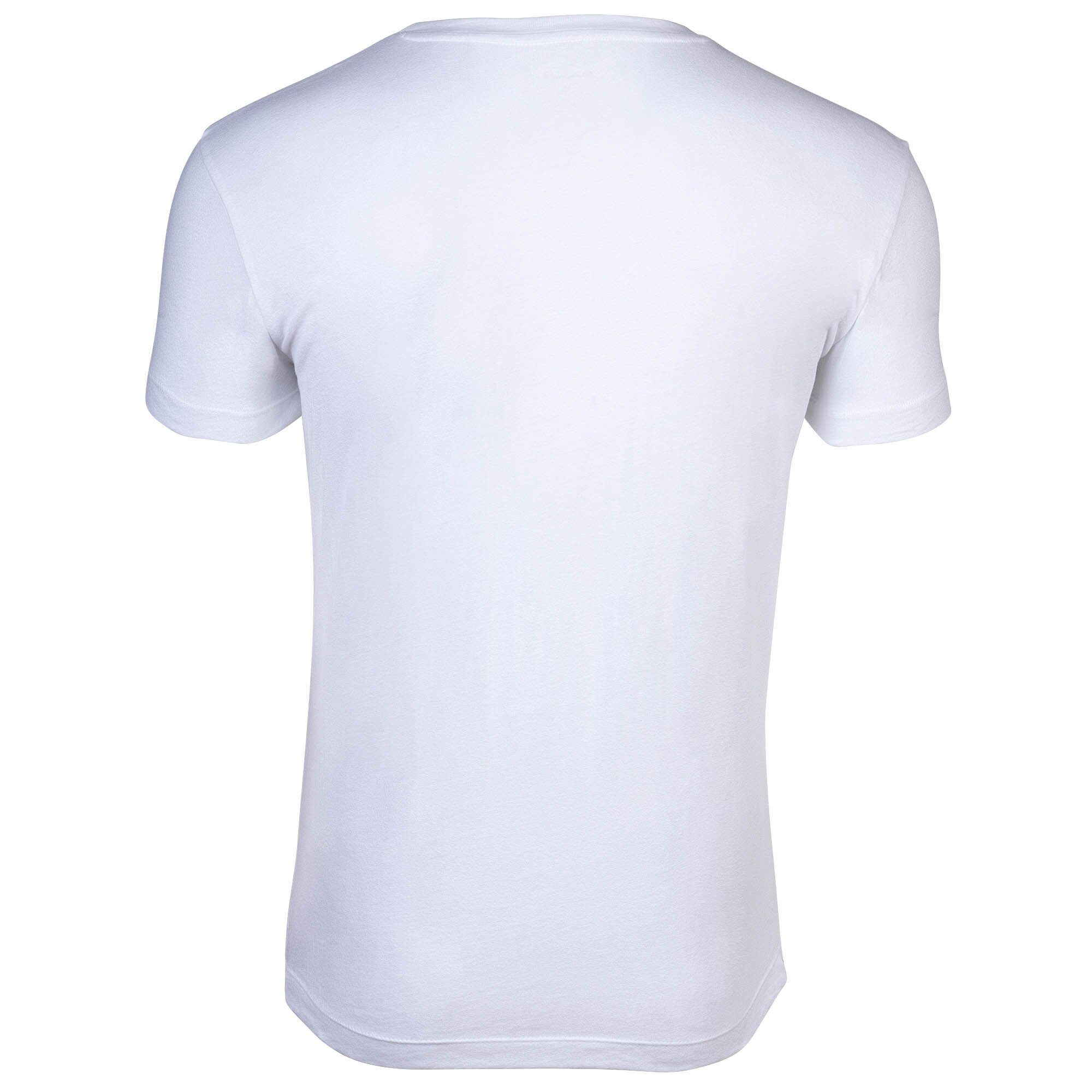 T-Shirt Grau/Weiß Herren Pack - Gant Crew Rundhals, 2er T-Shirt, Neck