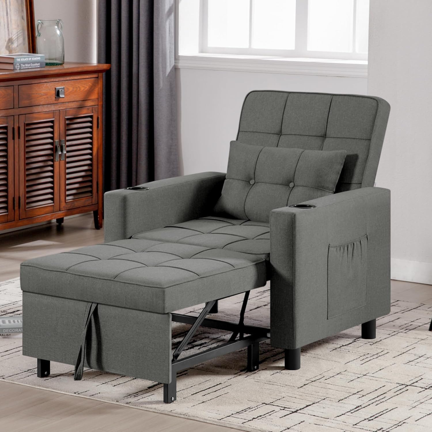 Woltu Schlafsofa, 1 Teile, 3-in-1-Klappsessel, Verstellbare günstig online kaufen