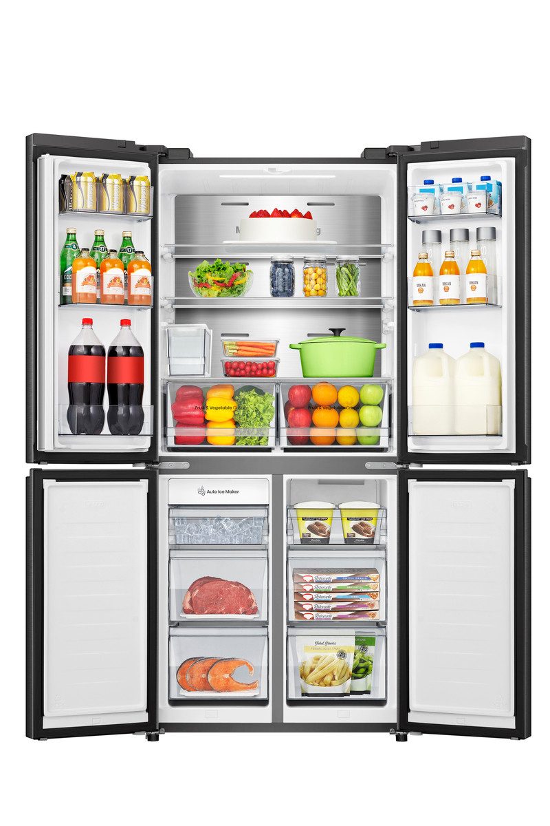 Hisense Multi Door RQ5P470SYFD, 178,5 cm hoch, 79,4 cm breit, Wasser-/Eisspender