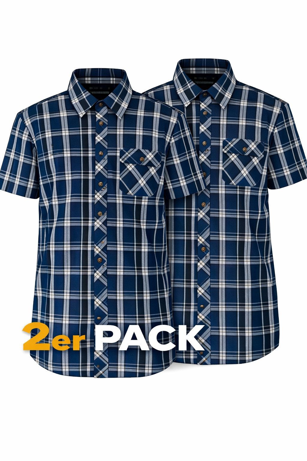 DEPROC Active Outdoorhemd COPPER 2er PACK Trekkinghemden, Freizeithemden, Funktionshemden