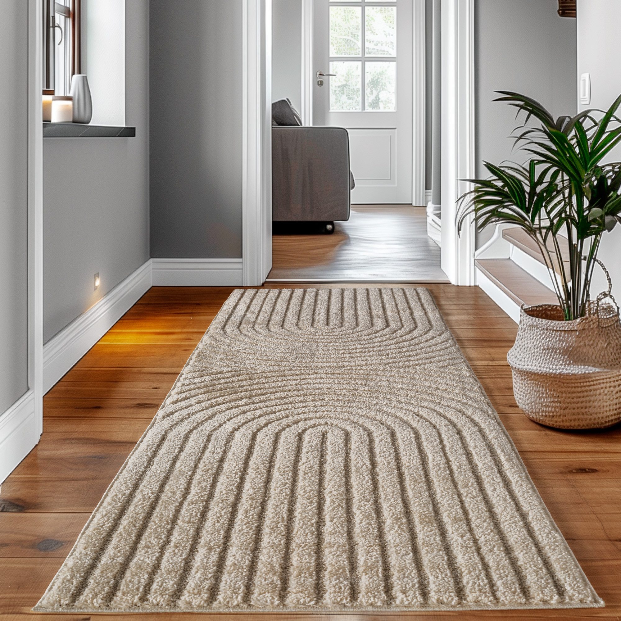 SIMPEX24 Designteppich Boho Design, Rechteckig, Höhe: 8 mm, Teppich Wohnzim günstig online kaufen