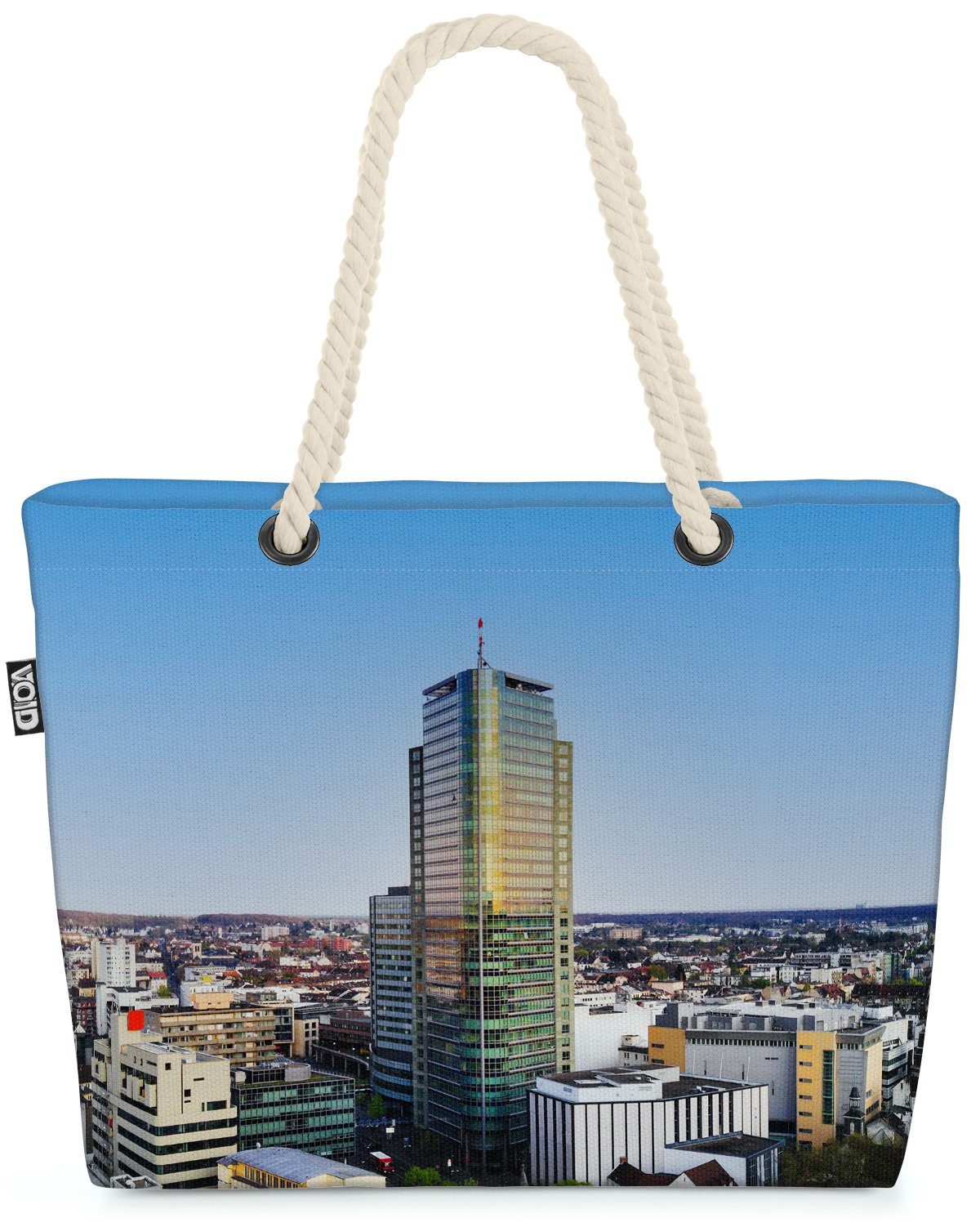 VOID Strandtasche (1-tlg), Offenbach Offenbacher Skyline Main Deutsches Ledermuseum Mainufer Cap | Strandtaschen