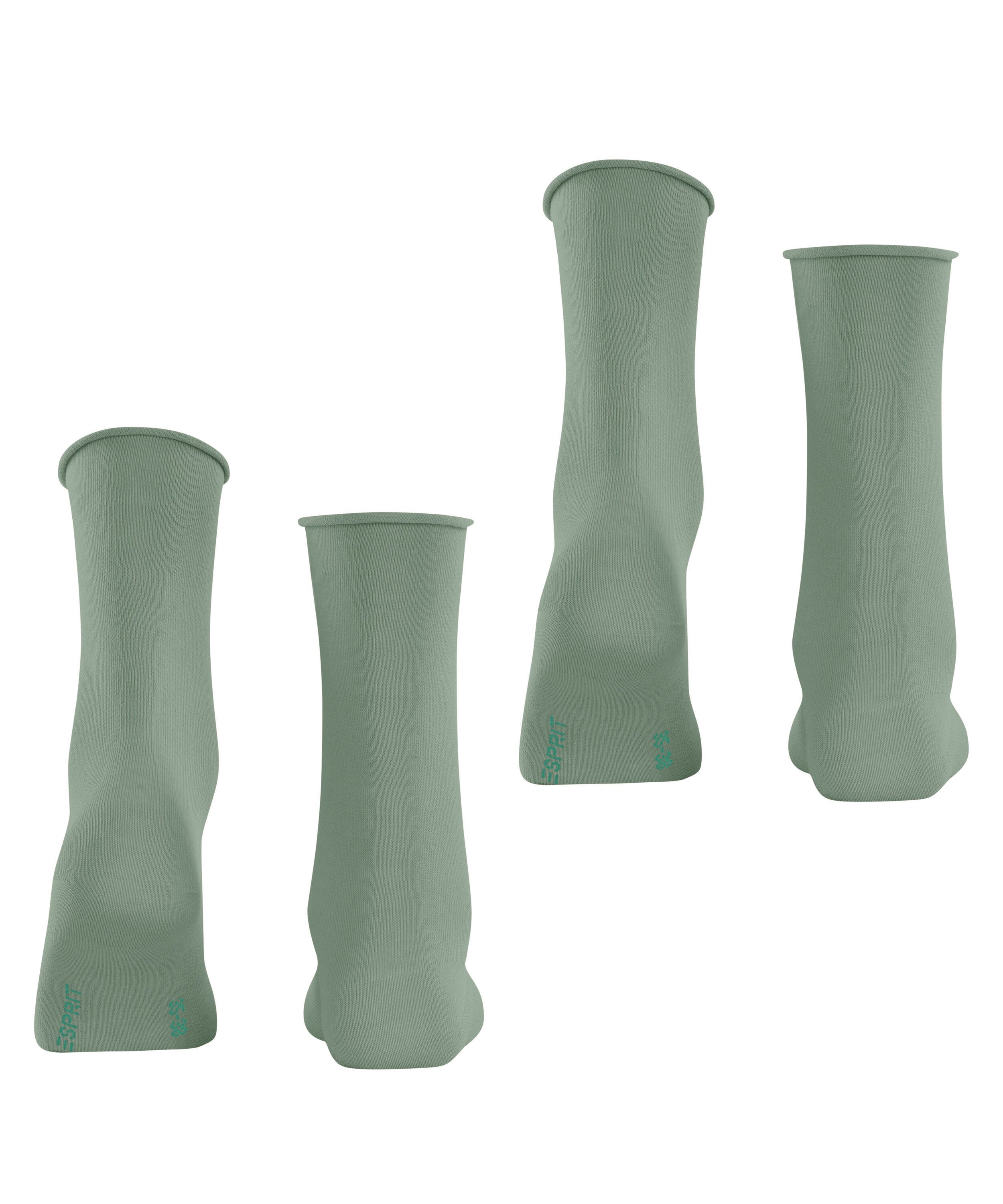 Esprit Socken Basic Pure 2-Pack Socken mit hohem Baumwollanteil (2-Paar) mit hohem Baumwollanteil
