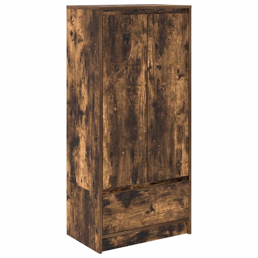vidaXL Sideboard Schrank mit Schublade Räuchereiche günstig online kaufen